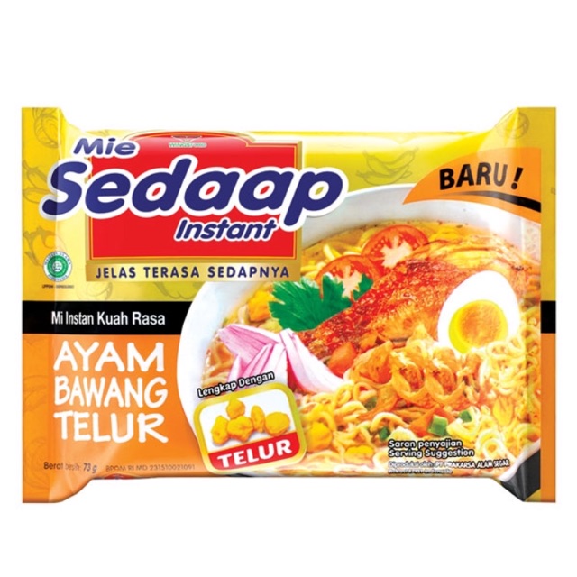 

MI SEDAAP AYAM BAWANG TELUR 73G