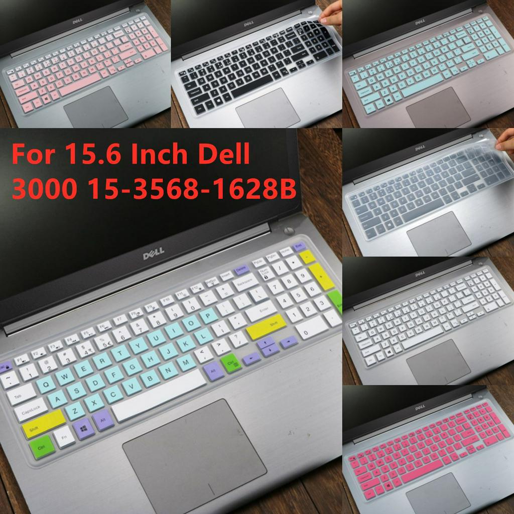 Cover Pelindung Keyboard Laptop Bahan Silikon Lembut Ultra Tipis Untuk Dell 3000 15-3568 - 1628b 15.6 Inch