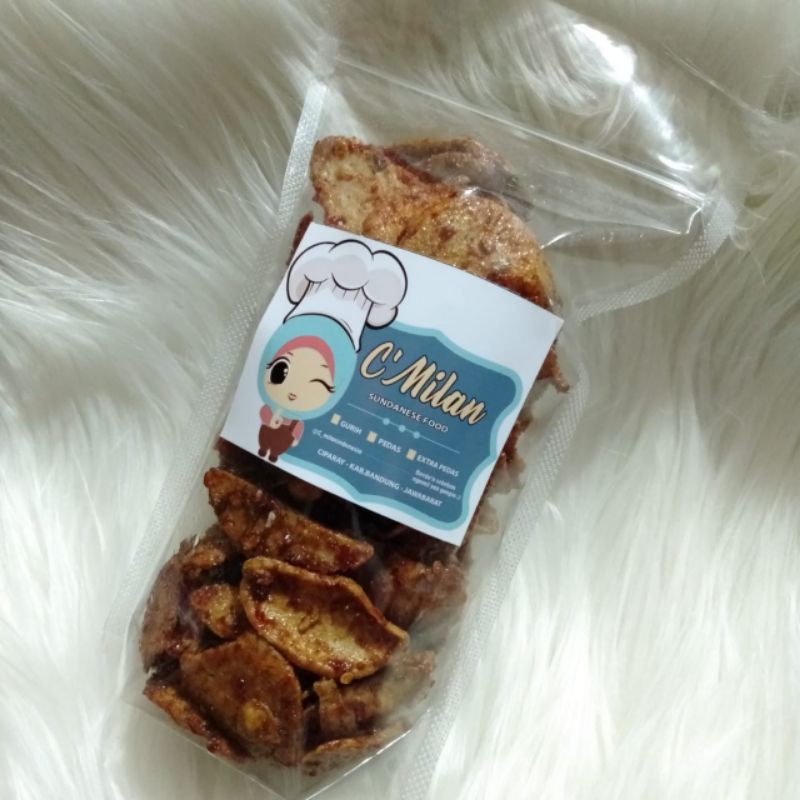

Basreng Rujak keripik Basreng pedas size 85gram