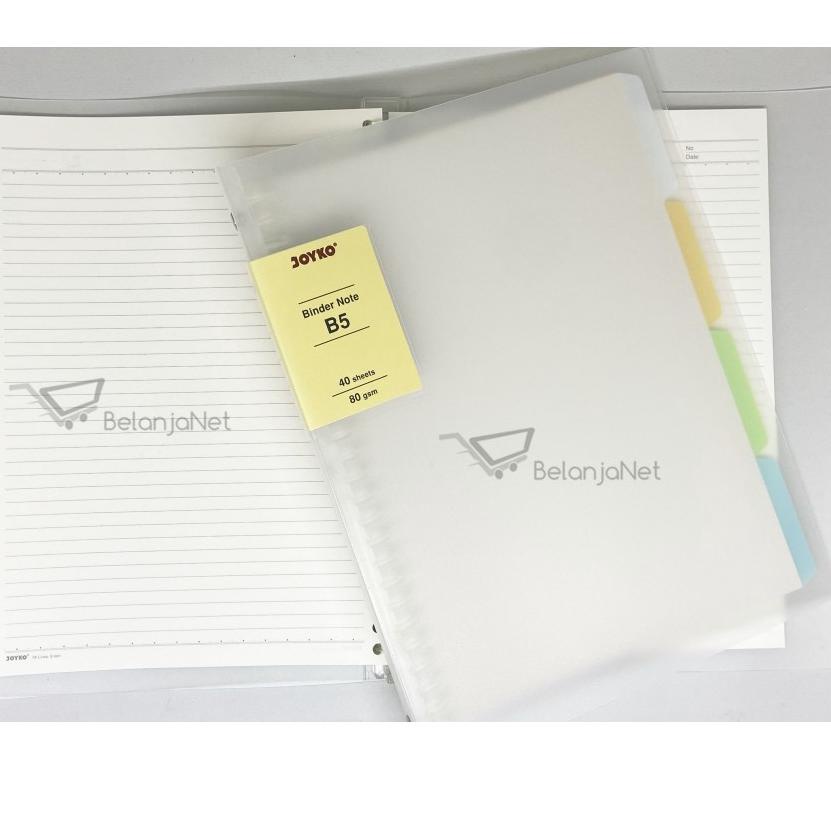 

Sekarang Irit Binder Note Map Binder File Joyko Transparan B5-TP-P144 ukuran B5