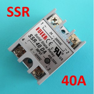 SSR 40A Solid State Relay AC 24-380V Input DC 3-32V SSR-40DA 40A/250V