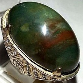 cincin batu akik pancawarna Klawing nogo sui