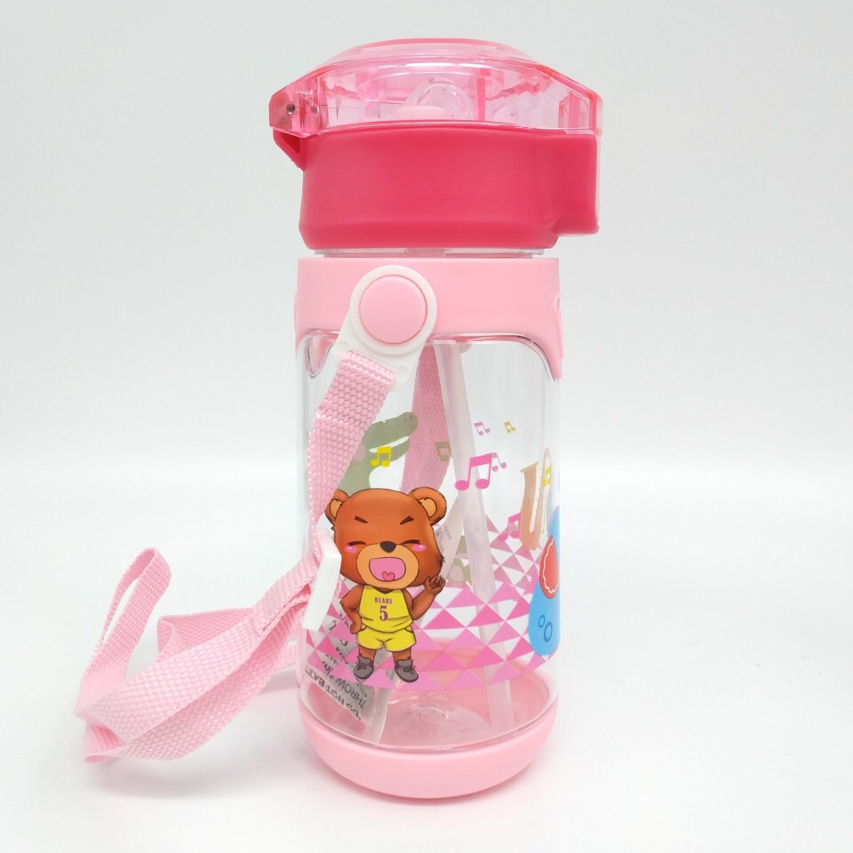 BOTOL MINUM ANAK LUCU MOTIF ANIMAL 450 ML KODE 2556