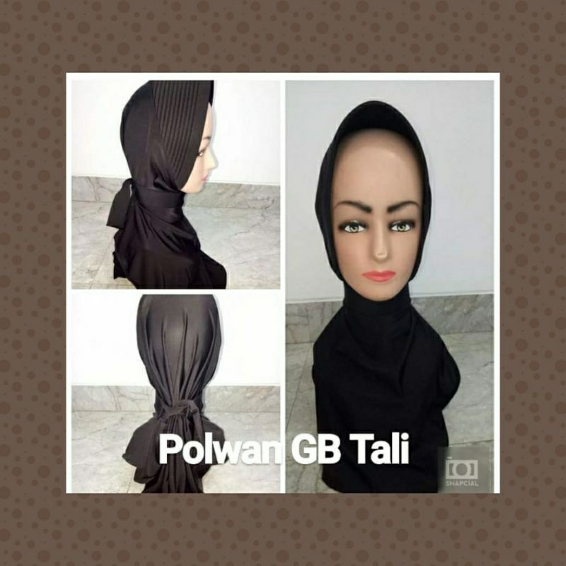 jilbab antem polwan GB tali