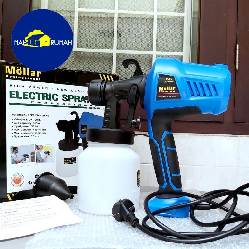 Electric Spray Gun Paint - MOLLAR ESG300 ESG-300 / Mesin Cat Semprot Listrik