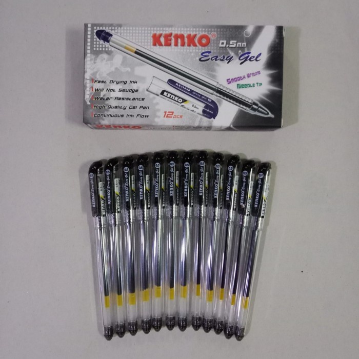 

murah Pen KENKO Easy Gel 0.5 mm - Hitam