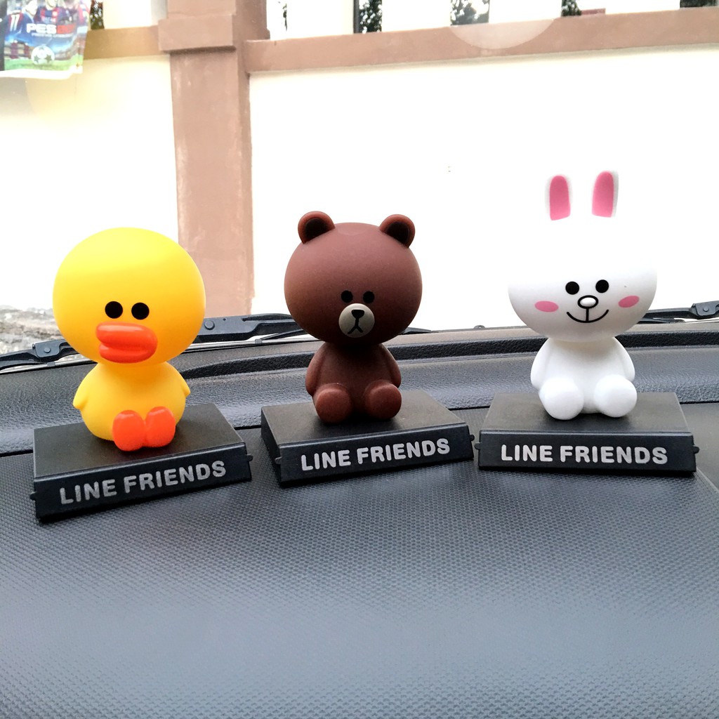 Boneka Figure Miniatur Pajangan Goyang Kepala Shake Head Mobil Llne