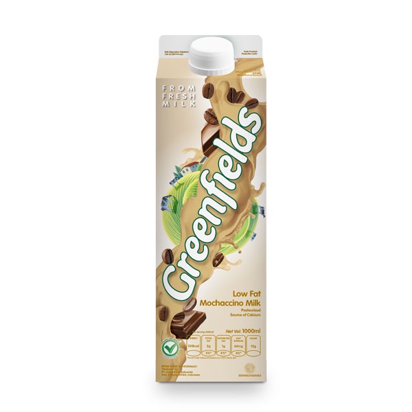 

GREENFIELDS LOW FAT MOCHACINO MILK 1 LITER - SUSU