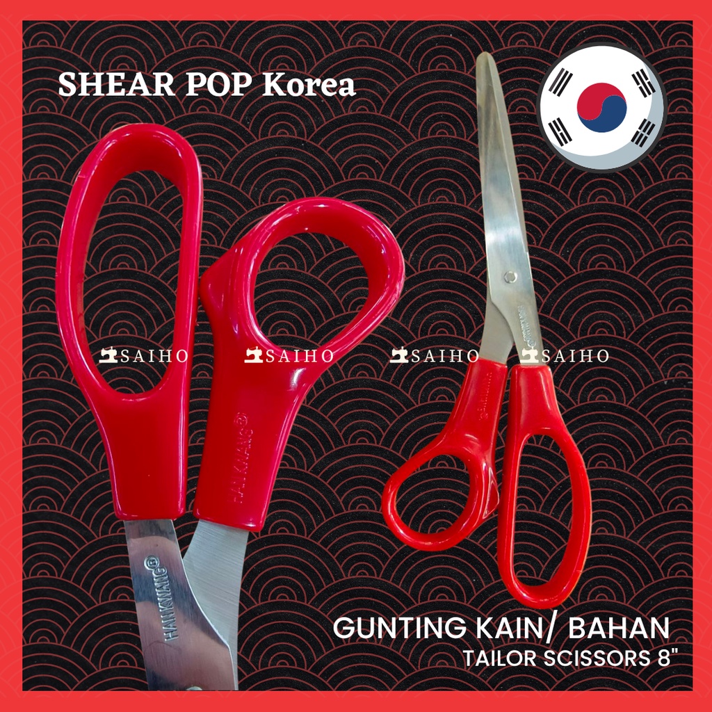 [SHEAR POP] Gunting Serbaguna Asli Korea - Shear Pop 8 1/2 inch Warna Random