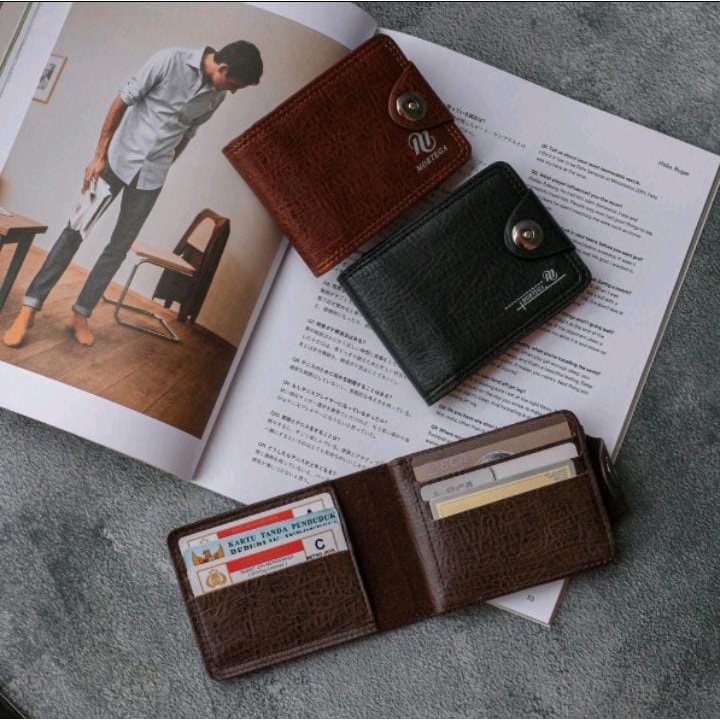 Dompet kulit sintetis premium Mortega m-8401