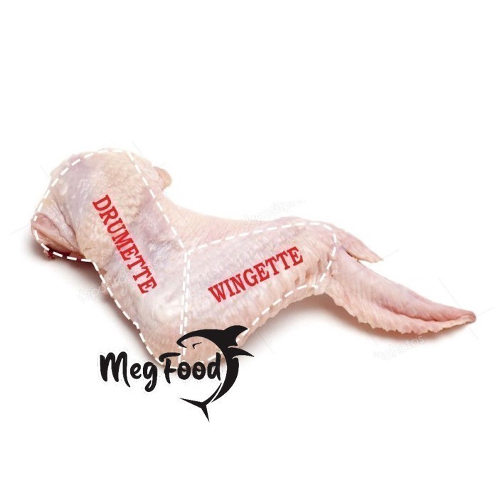 

Sayap ayam Potongan drumette / Wingette 500 Gram
