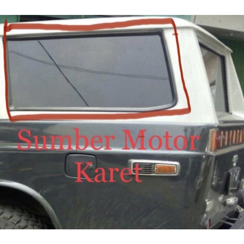 Import Karet Kaca Mati Samping Belakang Toyota Commando FJ55 FJ 55