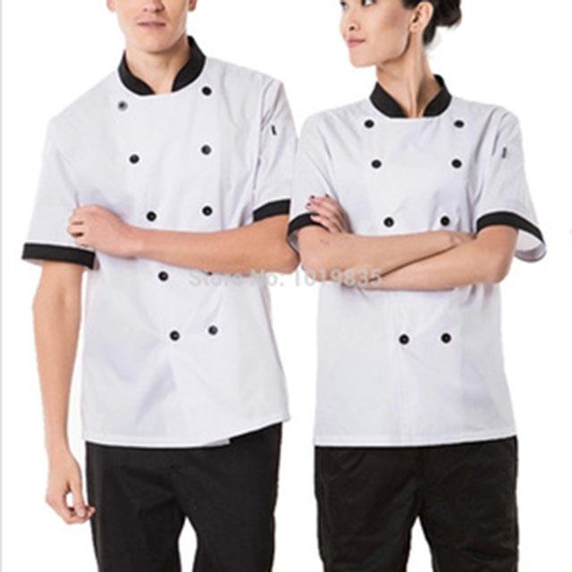 BAJU KOKI/ BAJU CHEF/ KEMEJA KOKI LENGAN PANJANG & PENDEK