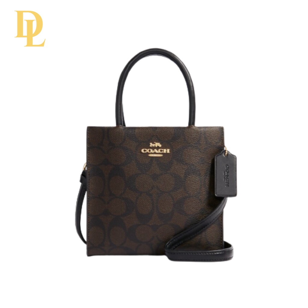 Coach Mini Cally Crossbody in Signature Mahogany (5693)