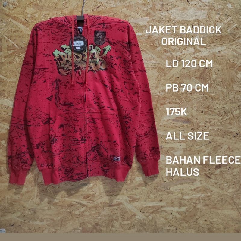 Jaket Motif Baddick Original