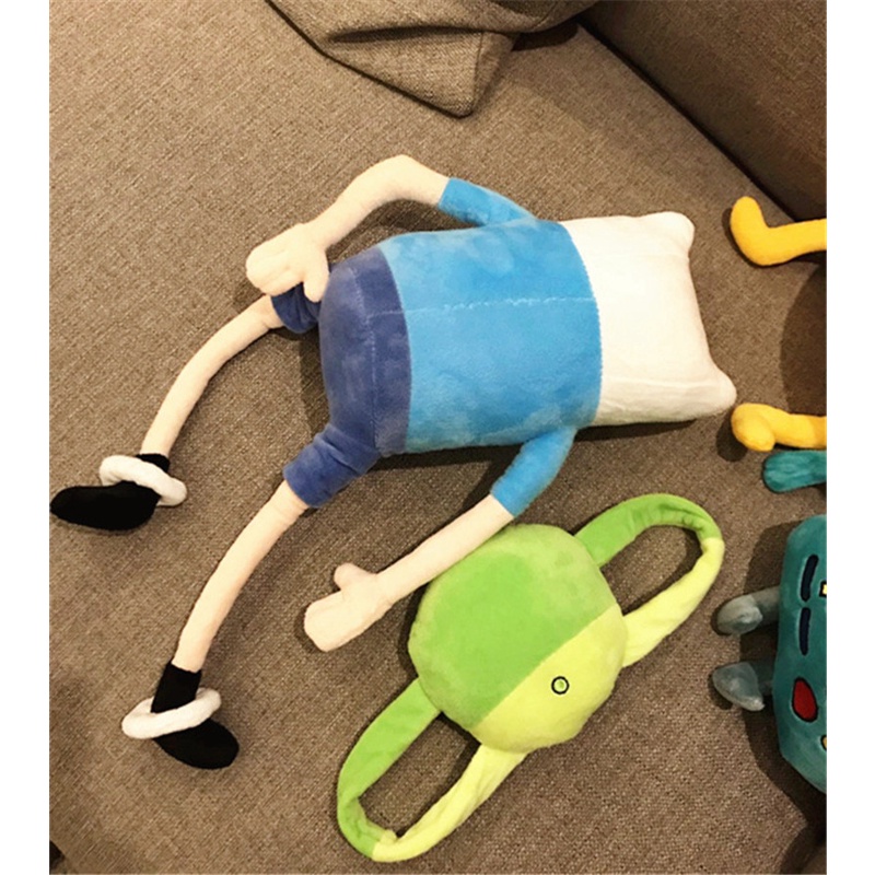 Boneka Finn Jake BMO Bahan Plush Ukuran 28-42cm Untuk Hadiah Anak