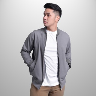 Jaket Canvas Libra Grey Young | Shopee Indonesia