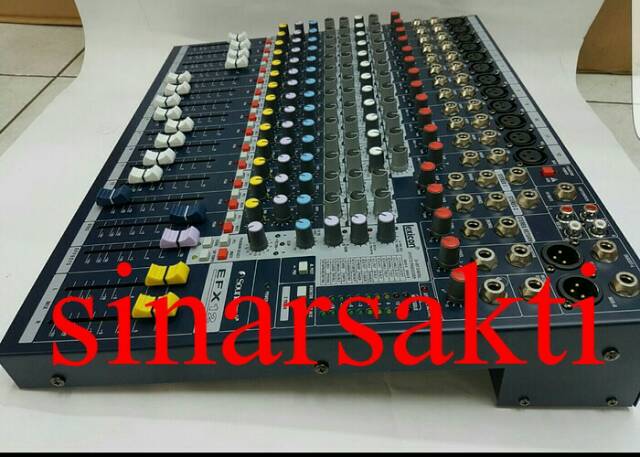 MIXER SOUNDCRAFT EFX 12 Mixer audio EFX12( 12 CHANNEL FULL ) BARU