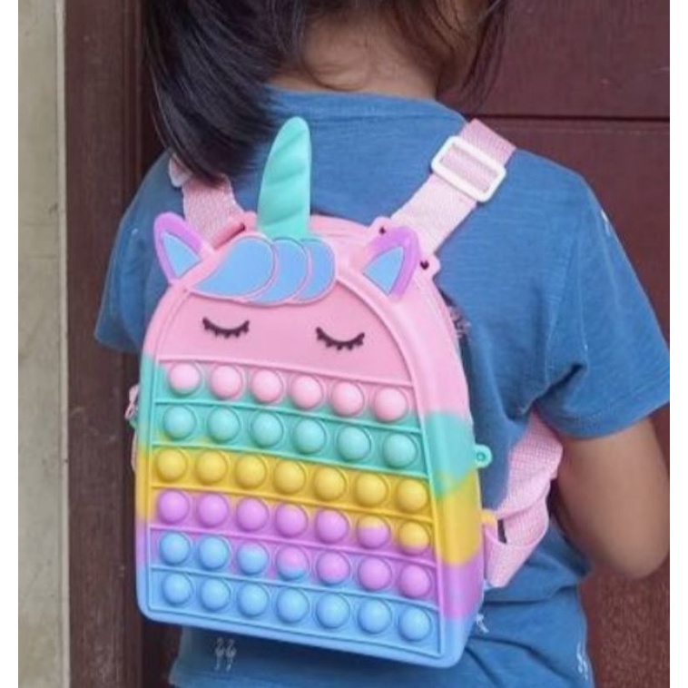 (READY) TAS POP IT RAINBOW DAN PASTEL TAS POP IT MURAH-4