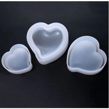 Heart Shape Silicone Mold 3 Size Ver.2