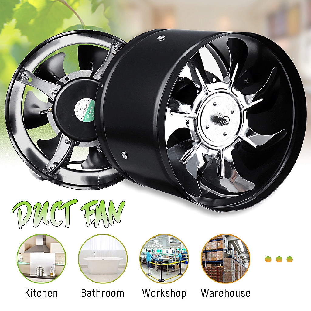 8 Inline Duct Fan Booster Exhaust Blower Air Cooling Vent Stainless Steel Vane Shopee Indonesia 8 Inline Duct Fan Booster Exhaust Blower Air Cooling Vent Stainless Steel Vane Shopee Indonesia