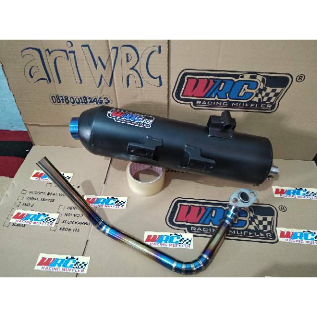 Knalpot WRC VARIO 125/150 NEW,LED,OLD twotone