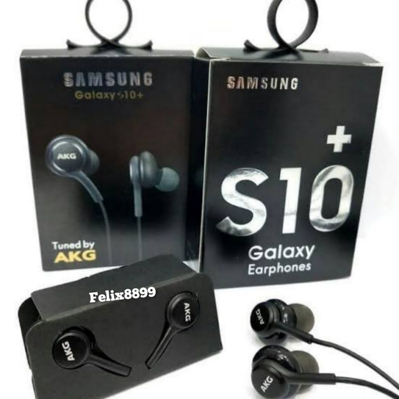 HANDSFREE HEADSET EARPHONE SAMSUNG AKG S8 S9 S10 PLUS S10 S10E S10 LITE S10+ S10PLUS S8 S9 S8+ S9+ S8PLUS S9PLUS