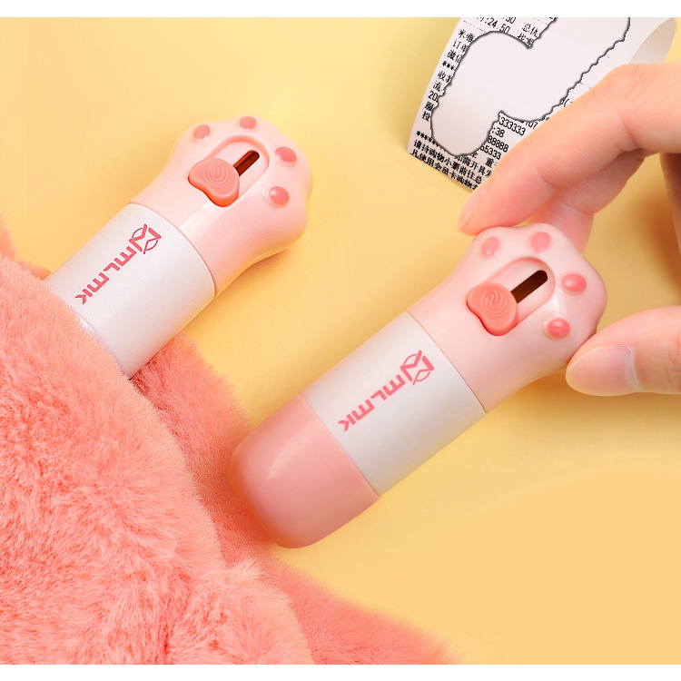 2in1 Alat Pemotong Kertas Thermal Dengan Kotak Penyimpanan