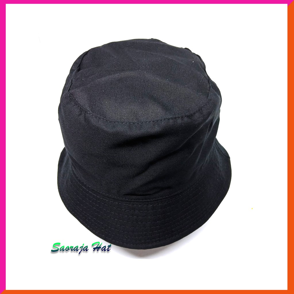 TOPI BUCKET POLOS ANAK HIGH QUALITY