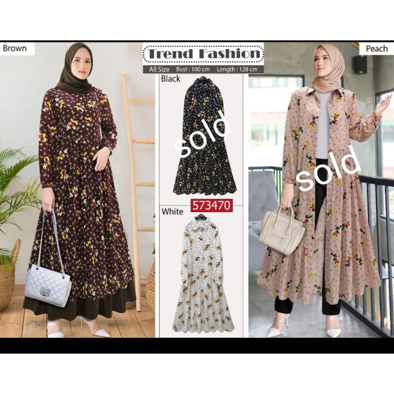 dress lv mikey by extu,gamis kekinian#gamis viral