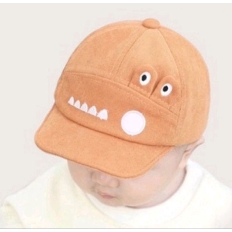 Topi anak bayi laki laki karakter Aligator Topi bayi Topi anak lucu topi anak bayi perempuan-Orange