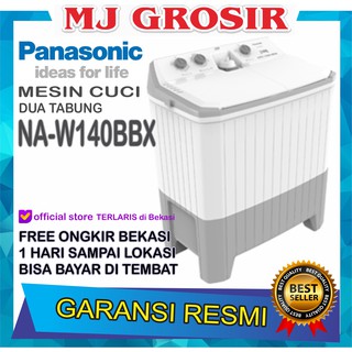 MESIN CUCI PANASONIC NAW 140 BBX 14KG 2 TABUNG 140BBX 14 KG LOW WATT