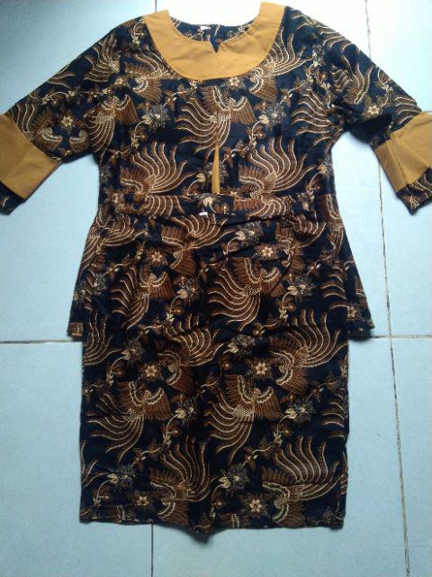 Qnunbatik Sarimbit/couple Batik Rok N Blus Wanita Haneda Gurdho