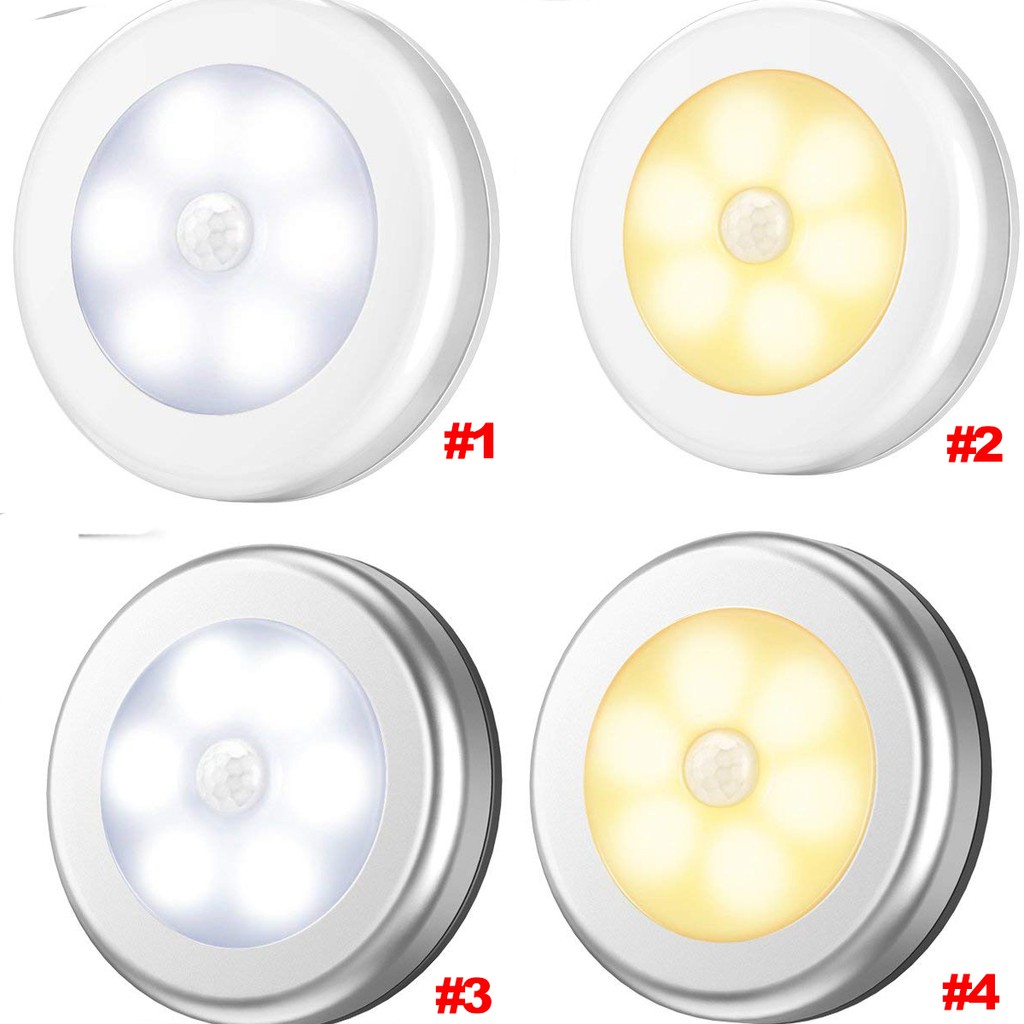 Hot Sale/Wireless PIR Motion Sensor Otomatis LED Lampu Malam Lorong Lemari Tangga Kamar Lampu