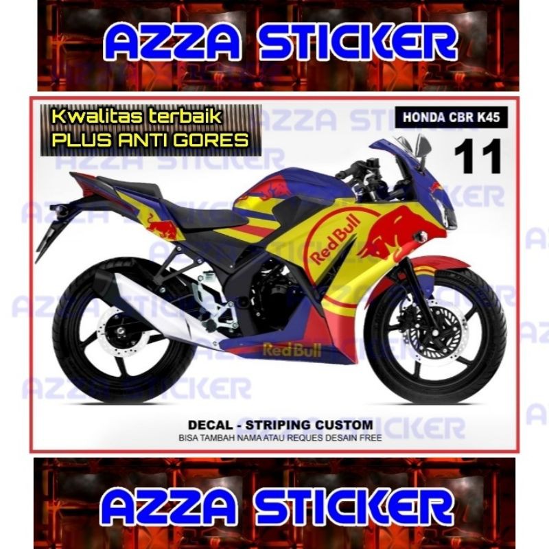 Sticker Striping Decal CBR150 K45 Full Body, Sticker Decal CBR150 K45 Full Body, Decal CBR150 K45 11
