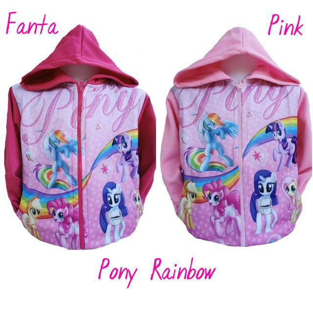 Fa Jaket Anak Cewek Import Mantel Baju Hangat Winter Perempuan Rc MQ664 Jaket Anak Perempuan Pony