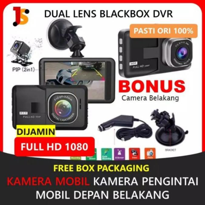 Kamera CCTV Mobil Car DVR FullHD Spion Dashcam Dual Kamera G sensor HD
