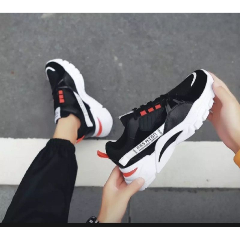 JASPER Sepatu Pria Sneaker Fashion Sepatu Import Pria Sekolah Kuliah Sepatu Murah