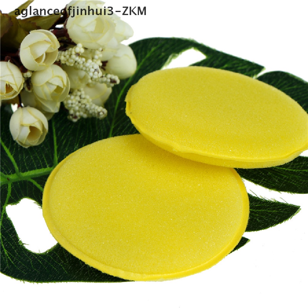 [AGID] 12pcs Waxing Polish Wax Foam Sponge Applicator Pad Cleaning Car Vehicle Glass [zkm]