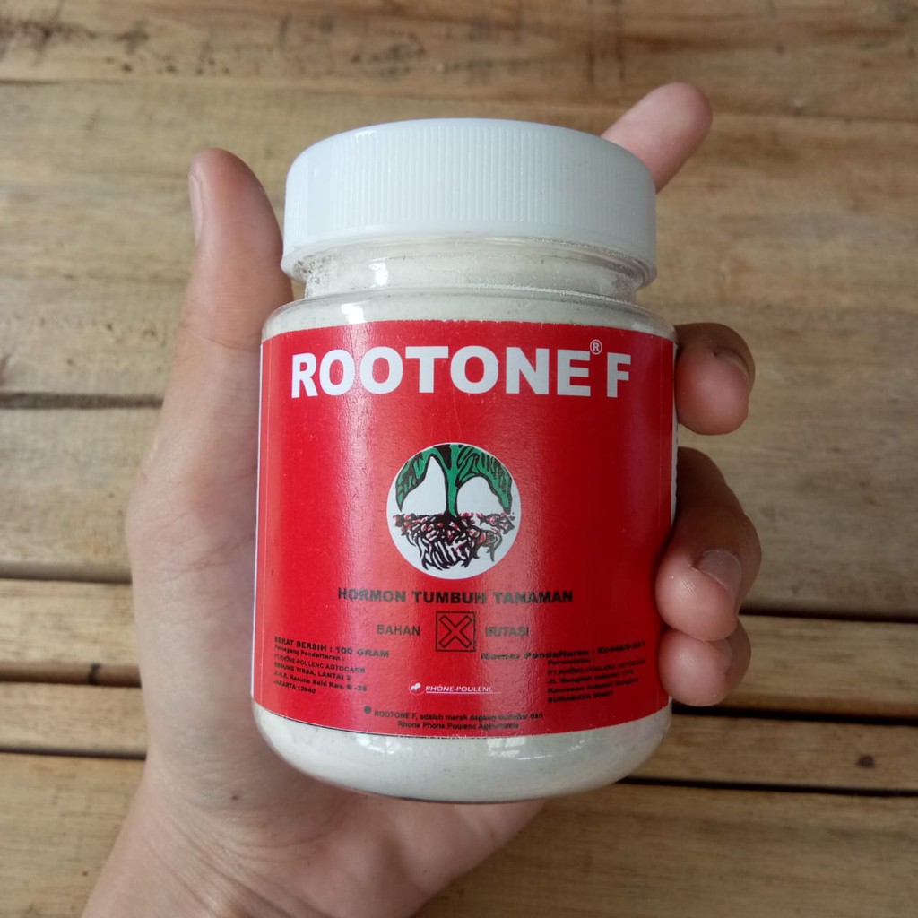 Jual Rootone F 100 Gram Original Dus Hormon ZPT Pertumbuhan Akar