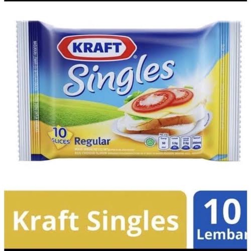 

Keju Kraft Singles isi 10pcs