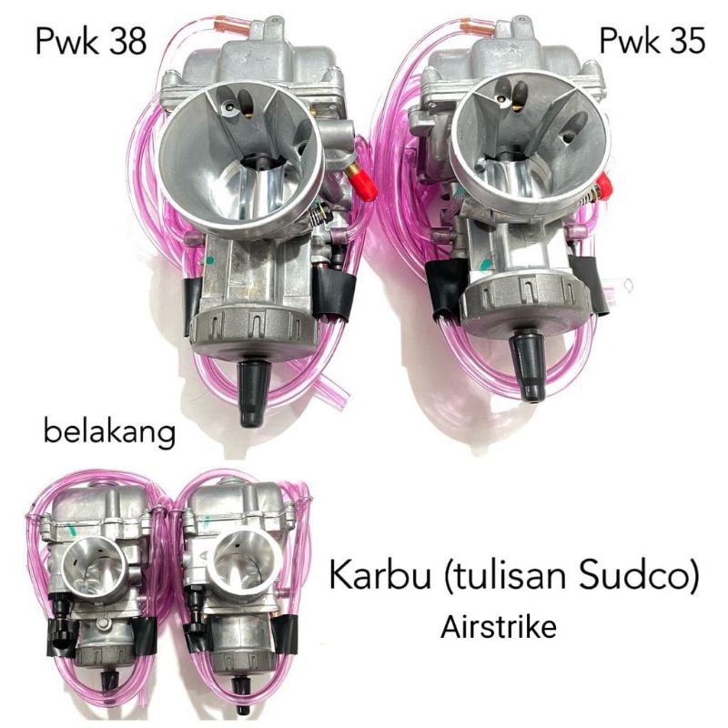 KARBULATOR PWK 35 / PWK 38 AIRSTRIKE (TULISAN SUDCO)