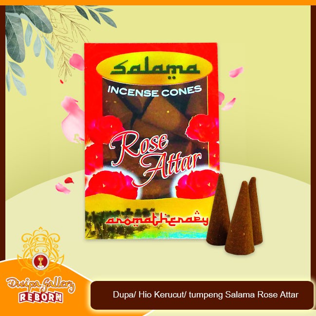 Dupa/ Hio Kerucut/ tumpeng wangi harum Salama Rose Attar