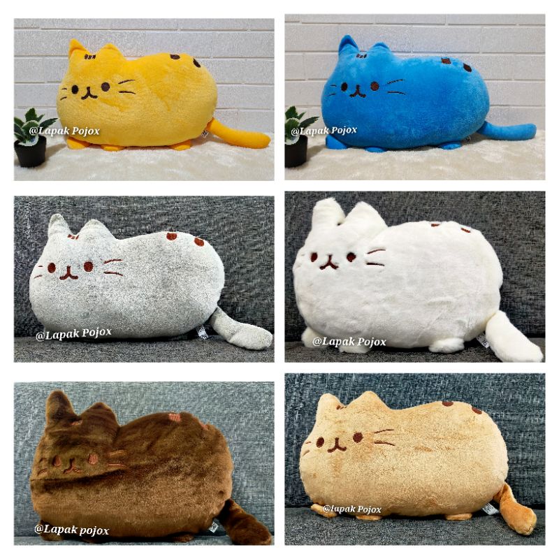 Boneka Bantal Kucing Pusheen Lucu size  XL soft yelvo