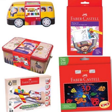 

FABER CASTEL COLOUR TO LIFE COLOURING BOOK/ MAGIZ ART/ CONNECTOR PEN