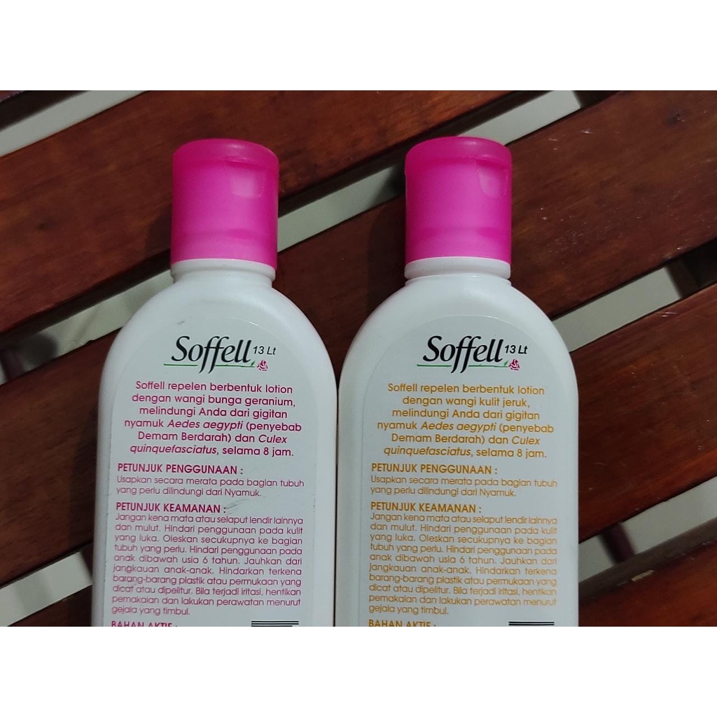 Soffell Botol 80 Gram / Wangi Kulit Jeruk / Bunga Geranium / Melindungi Dari Gigitan Nyamuk