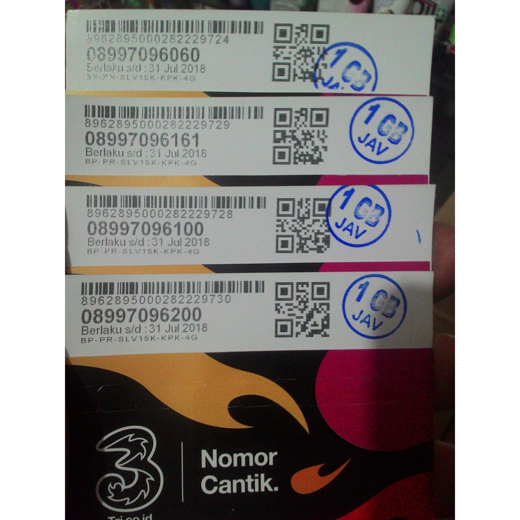 Nomor Cantik AON 1 GB TRI 11 digit