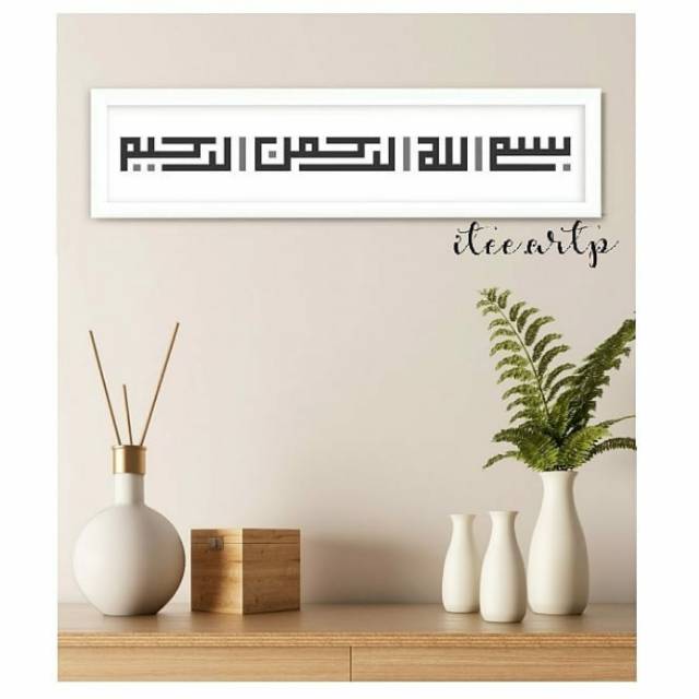 Walldecor kaligrafi besar ( fiber no kaca)