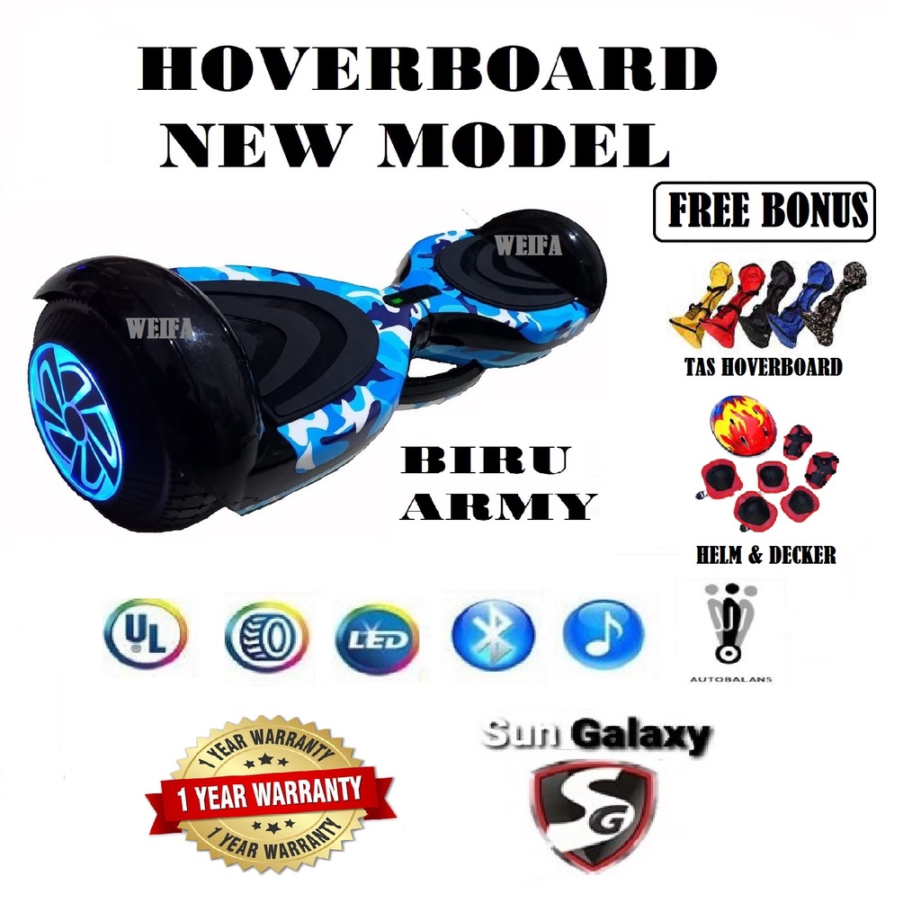 Terbaru Smart Balance Wheel / Hoverboard 7 Inch