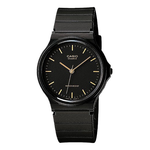 Casio General MQ-24-1E / MQ24-1E / MQ 24 Jam Tangan Unisex Analog Karet Hitam (Dapat Box Mika)